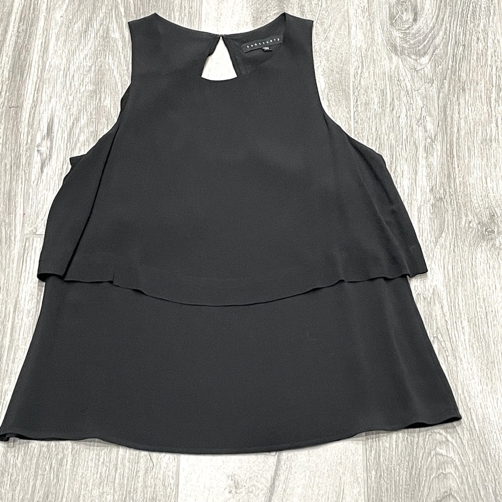 Sanctuary black sleeveless top- XS